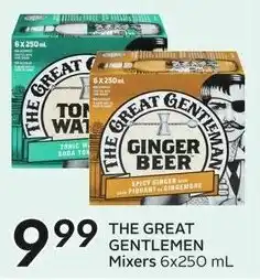 Sobeys THE GREAT GENTLEMEN Mixers 6x250 mL offer