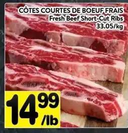 Supermarché PA Fresh Beef short-cut Ribs offer