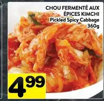 Supermarché PA Pickled spicy cabbage offer