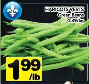 Supermarché PA Green Beans offer