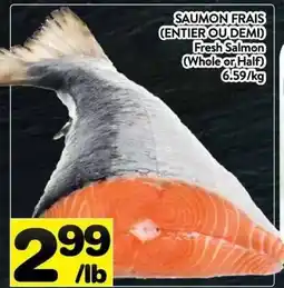 Supermarché PA Fresh Salmon offer