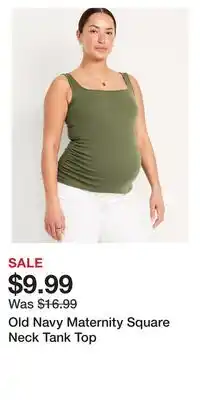 Old Navy Old Navy Maternity Square Neck Tank Top offer