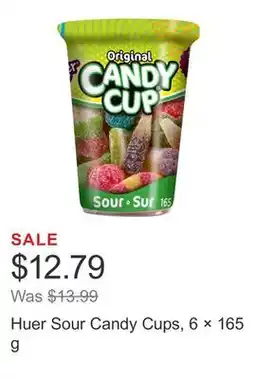 Costco Huer Sour Candy Cups, 6 × 165 g offer