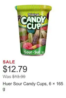 Costco Huer Sour Candy Cups, 6 × 165 g offer