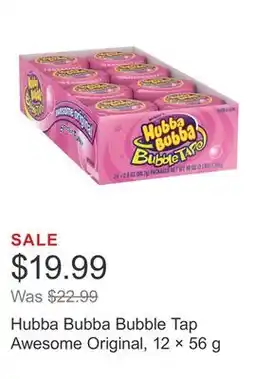 Costco Hubba Bubba Bubble Tap Awesome Original, 12 × 56 g offer