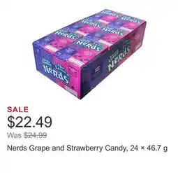 Costco Nerds Grape and Strawberry Candy, 24 × 46.7 g offer