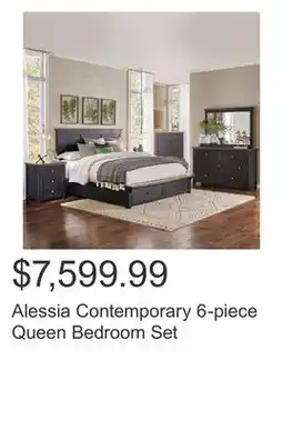 Costco Alessia Contemporary 6-piece Queen Bedroom Set offer