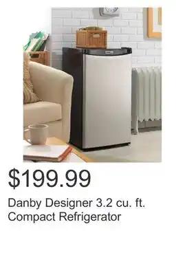 Costco Danby Designer 3.2 cu. ft. Compact Refrigerator offer