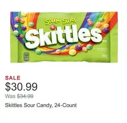 Costco Skittles Sour Candy, 24-Count offer