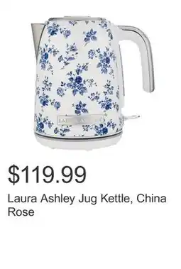 Costco Laura Ashley Jug Kettle, China Rose offer