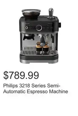 Costco Philips 3218 Series Semi-Automatic Espresso Machine offer