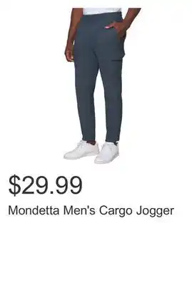 Costco Mondetta Men's Cargo Jogger offer