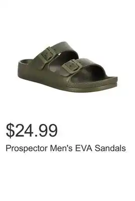 Costco Prospector Men's EVA Sandals offer