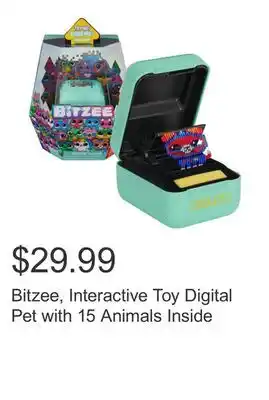 Costco Bitzee, Interactive Toy Digital Pet with 15 Animals Inside offer