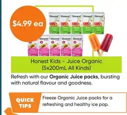 Healthy Planet Honest Kids-Juice Organic offer
