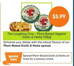 Healthy Planet The Laughing Cow-Plant Based Vegetal Garlic & Herbs offer