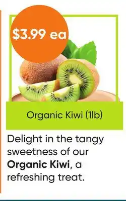 Healthy Planet Organic Kiwi offer