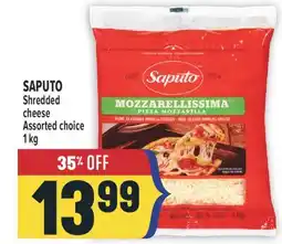 Marché Adonis SAPUTO Shredded cheese offer