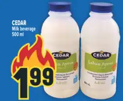 Marché Adonis CEDAR Milk beverage offer