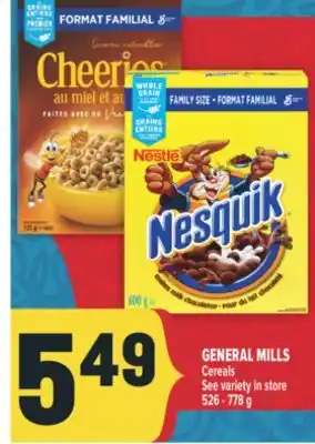 Marché Adonis GENERAL MILLS Cereals offer