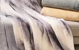 Giant Tiger Faux velvet plush blanket offer