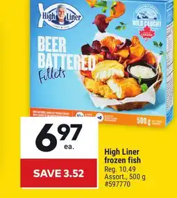 Giant Tiger High Liner frozen fish offer