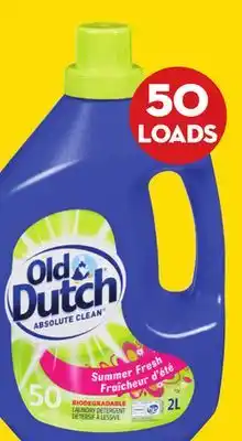 Giant Tiger Old Dutch laundry detergent offer