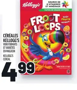 Metro CÉRÉALES KELLOGG'S | KELLOGG'S CEREAL offer