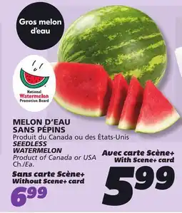 IGA SEEDLESS WATERMELON offer