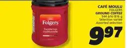 IGA FOLGERS GROUND COFFEE offer