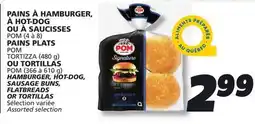 IGA POM HAMBURGER BUNS offer