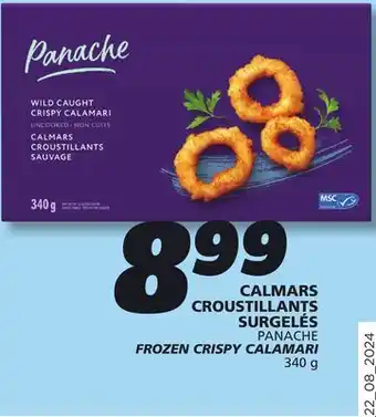 IGA PANACHE FROZEN CRISPY CALAMARI offer