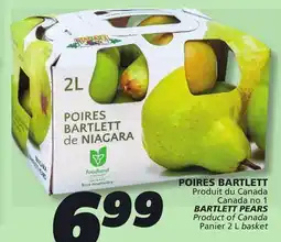 IGA BARTLETT PEARS offer