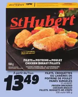 IGA FROZEN BREADED CHICKEN BREAST FILLETS, NUGGETS OR STRIPS offer