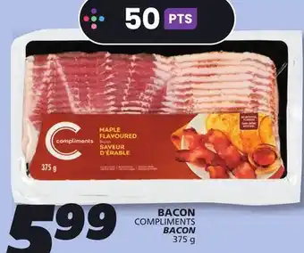 IGA COMPLIMENTS BACON offer