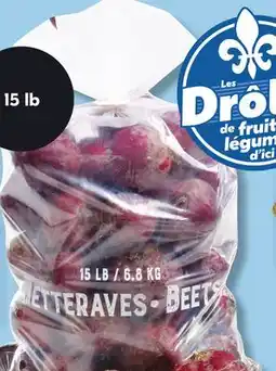 IGA ODD LOOKING RED BEETS offer