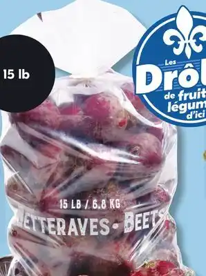 IGA ODD LOOKING RED BEETS offer