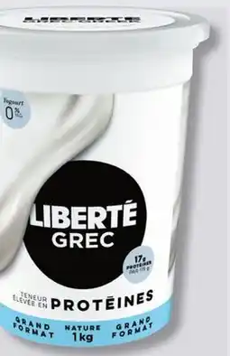 IGA LIBERTÉ GREEK YOGURT offer