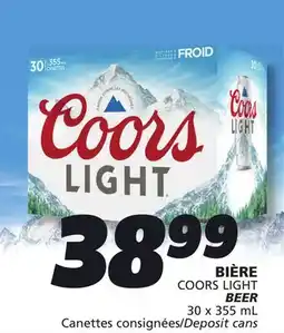 IGA COORS LIGHT BEER offer