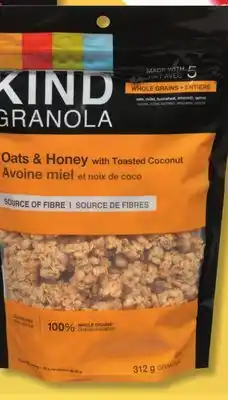 IGA KIND GRANOLA BARS OR CLUSTERS offer