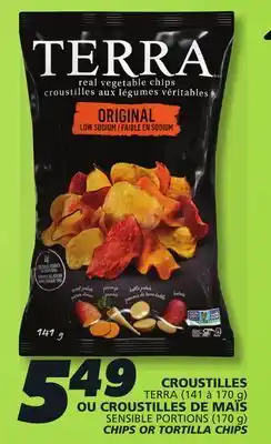 IGA TERRA CHIPS OR TORTILLA CHIPS offer