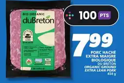 IGA DU BRETON ORGANIC GROUND EXTRA LEAN PORK offer