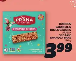 IGA PRANA ORGANIC GRANOLA BARS offer