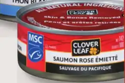 IGA CLOVER LEAF PINK SALMON offer