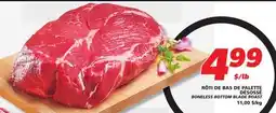 IGA BONELESS BOTTOM BLADE ROAST offer