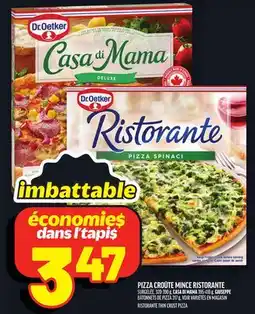 Metro PIZZA CROÛTE MINCE RISTORANTE DR. OETKER | DR. OETKER RISTORANTE THIN CRUST PIZZA offer