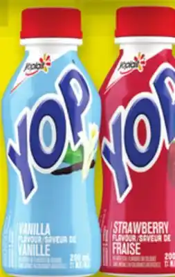 Metro YOGOURT À BOIRE YOP YOPLAIT | YOPLAIT YOP DRINKABLE YOGURT offer