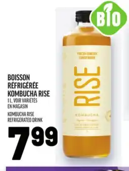 Metro BOISSON RÉFRIGÉRÉE KOMBUCHA RISE | KOMBUCHA RISE REFRIGERATED DRINK offer