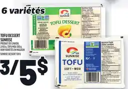 Metro TOFU DESSERT SUNRISE | SUNRISE DESSERT TOFU offer