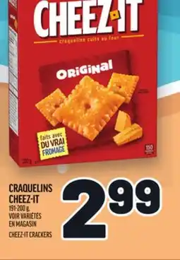 Metro CRAQUELINS CHEEZ-IT | CHEEZ-IT CRACKERS offer